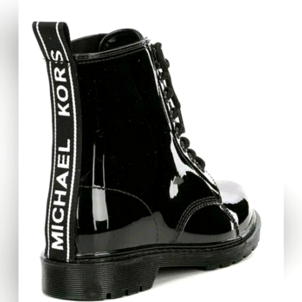 Michael Kors "Tavie" Combat Rain Boots